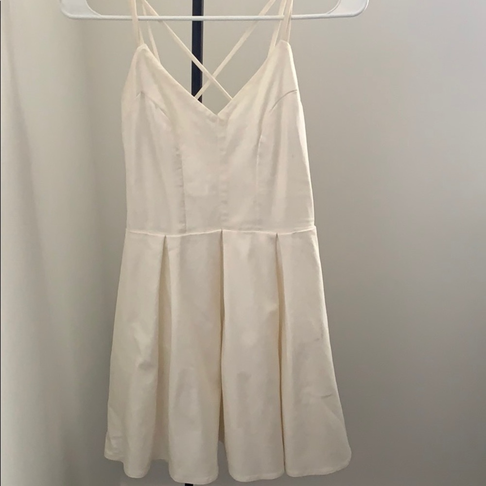 Ivory Ariana Grande style dress